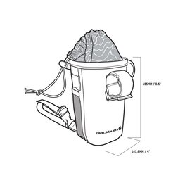 BLACKBURN Cyklistická taška - OUTPOST - černá