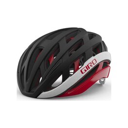 GIRO Cyklistická přilba - HELIOS SPHERICAL - černá/červená