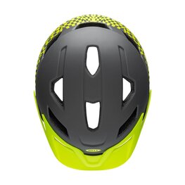 BELL Cyklistická přilba - SIDETRACK - šedá/žlutá