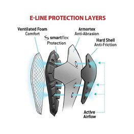 G-FORM chrániče na kolena - E-LINE - černá