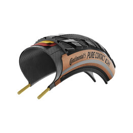 CONTINENTAL PURE CONTACT 28x2.20 - černá/hnědá