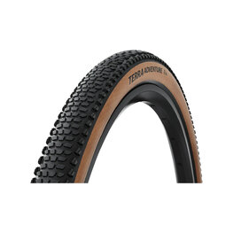 CONTINENTAL plášť - TERRA ADVENTURE TRAIL GRIP 700X45C - hnědá/černá