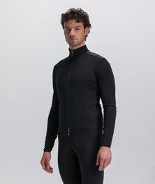 SANTINI Cyklistická zateplená bunda - ADAPT MULTI - černá