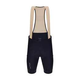 SANTINI Cyklistické kalhoty krátké s laclem - CARGO - černá