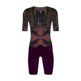 SANTINI Cyklistická kombinéza - MADSS - bordó