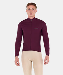 SANTINI Cyklistická větruodolná bunda - RTR WIND - bordó