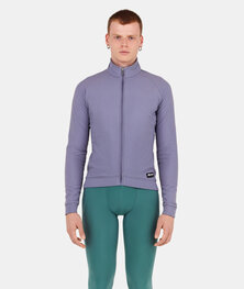 SANTINI Cyklistická zateplená bunda - RTR - světle modrá