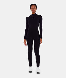 SANTINI Cyklistické kalhoty dlouhé bez laclu - RTR - černá