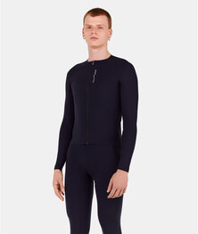 SANTINI Cyklistický dres s dlouhým rukávem letní - UNICO - černá