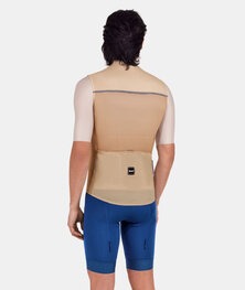 SANTINI Cyklistická vesta - RTR WIND - béžová