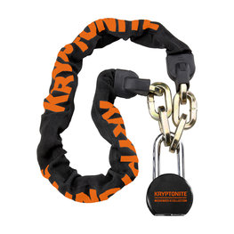 KRYPTONITE zámek na kolo - MESSENGER - oranžová/černá