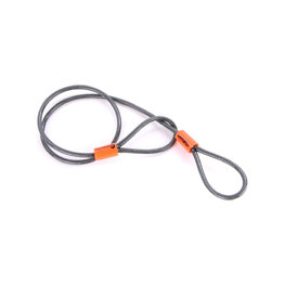 KRYPTONITE Cyklistické příslušenství - KRYPTOFLEX 525 LOOPED - stříbrná