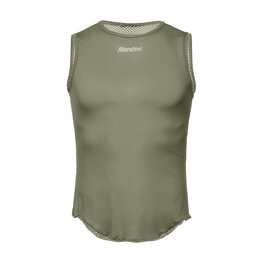 SANTINI Cyklistické triko bez rukávů - LIEVE - zelená