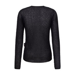 SANTINI Cyklistické triko s dlouhým rukávem - ALPHA - černá