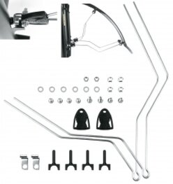 SKS náhradný díl - FRONT WHEEL STAY KIT - stříbrná