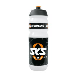 SKS Cyklistická láhev na vodu - GERMANY LOGO - bílá/černá