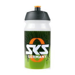 SKS Cyklistická láhev na vodu - ORGANIC DRINKING BOTTLE - bílá/zelená