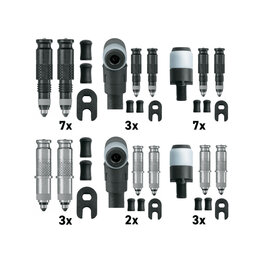 SKS příslušenství k pumpě - CLIKVALVE STARTERKIT - černá