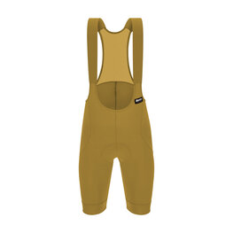 SANTINI Cyklistické kalhoty krátké s laclem - RTR - žlutá