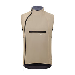 SANTINI Cyklistická vesta - ALPHA INSULATED - hnědá