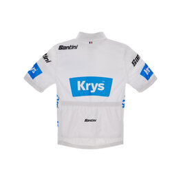 SANTINI Cyklistický dres s krátkým rukávem - TDF BEST YOUNG RIDER - bílá