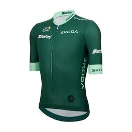 SANTINI Cyklistický dres s krátkým rukávem - TDF OFFICIAL BEST SPRINTER - zelená