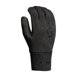 SCOTT Cyklistické rukavice dlouhoprsté - LINER - černá