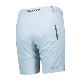 SCOTT Cyklistické kalhoty krátké bez laclu - ENDURANCE LS/FIT W/PAD W - světle modrá