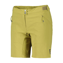 SCOTT Cyklistické kalhoty krátké bez laclu - ENDURANCE LS/FIT W/PAD W - světle zelená