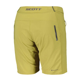 SCOTT Cyklistické kalhoty krátké bez laclu - ENDURANCE LS/FIT W/PAD W - světle zelená