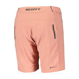 SCOTT Cyklistické kalhoty krátké bez laclu - ENDURANCE LS/FIT W/PAD W - růžová