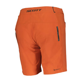 SCOTT Cyklistické kalhoty krátké bez laclu - ENDURANCE LS/FIT W/PAD W - oranžová