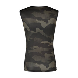 SCOTT Cyklistické triko bez rukávů - UNDERWEAR CARBON - černá/šedá