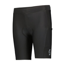 SCOTT Cyklistické kalhoty krátké bez laclu - JUNIOR - černá