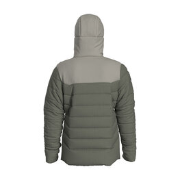 SCOTT Cyklistická zateplená bunda - INSULOFT WARM - bílá/šedá