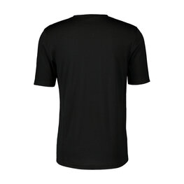SCOTT Cyklistické triko s krátkým rukávem - COMMUTER MERINO - černá