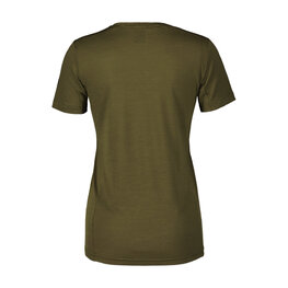 SCOTT Cyklistické triko s krátkým rukávem - TEE COMMUTER MERINO W - zelená