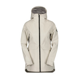 SCOTT voděodolná bunda - TECH COAT 3L W - bílá