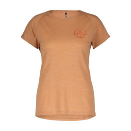 SCOTT Cyklistické triko s krátkým rukávem - DEFINED MERINO TECH SS W - oranžová