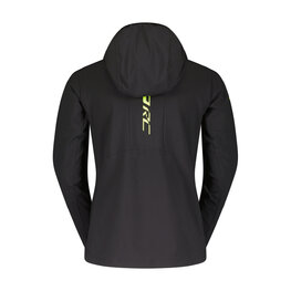 SCOTT Cyklistická zateplená bunda - RC RUN WARM - černá/žlutá