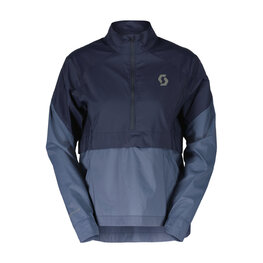 SCOTT Cyklistická větruodolná bunda - ENDURANCE ANORAK WB W - modrá