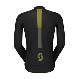 SCOTT Cyklistická větruodolná bunda - RC PRO WARM HYBRID GTX WS - zelená/černá