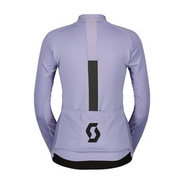 SCOTT Cyklistická větruodolná bunda - RC PRO WARM GTX WS W - fialová/černá