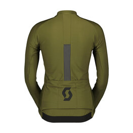 SCOTT Cyklistická větruodolná bunda - RC PRO WARM HYBRID GTX WS W - černá/zelená