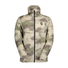 SCOTT Cyklistická větruodolná bunda - EXPLORAIR LIGHT WB - bílá/zelená