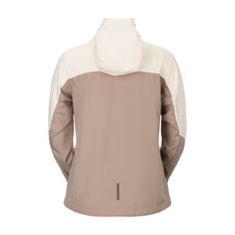 SCOTT Cyklistická větruodolná bunda - EXPLORAIR LIGHT WB W - bílá/hnědá