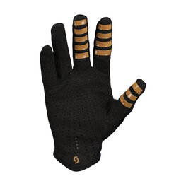 SCOTT Cyklistické rukavice dlouhoprsté - TRACTION LF - modrá/hnědá/černá