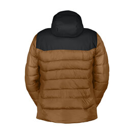 SCOTT Cyklistická zateplená bunda - INSULOFT WARM - černá/hnědá