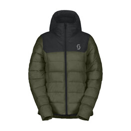 SCOTT Cyklistická zateplená bunda - INSULOFT WARM W - černá/zelená