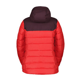 SCOTT Cyklistická zateplená bunda - INSULOFT WARM W - fialová/červená